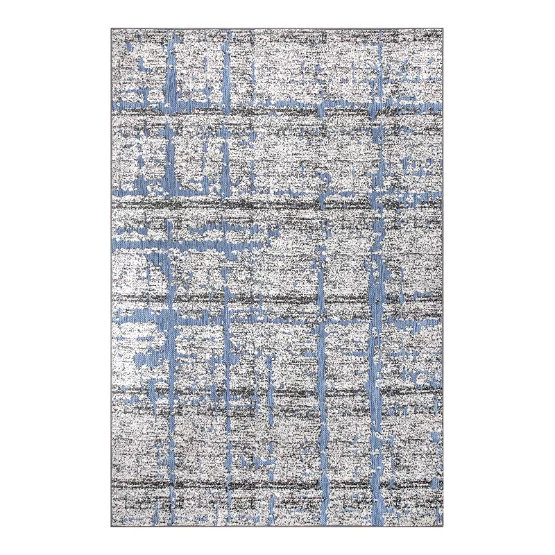 nuLOOM Adley Textured Abstract Lines Indoor/Outdoor Area Rug