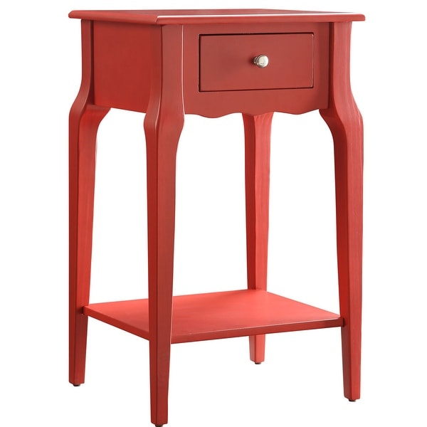 Daniella 1-Drawer Wood Storage Accent End Table by iNSPIRE Q Bold