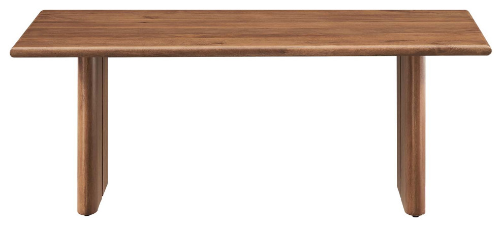 Amistad Wood Coffee Table   Walnut   Transitional   Coffee Tables   by First of a Kind USA Inc  Houzz