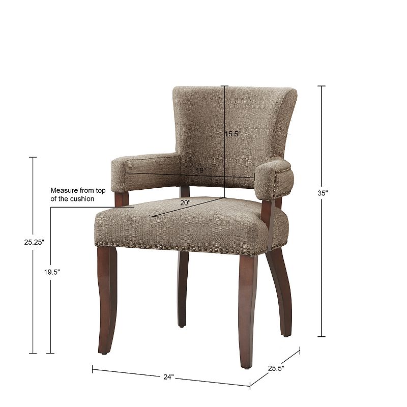 Madison Park Parler Arm Dining Chair