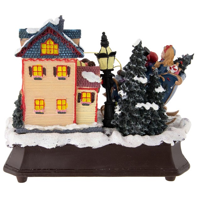 Animated And Musical Christmas Sleigh Decoration