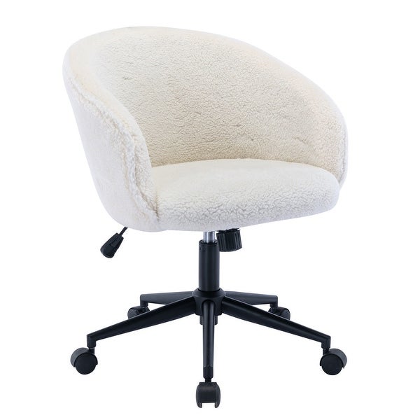 Modern Cute Accent Armchair Swivel Makeup Stool for Bedroom