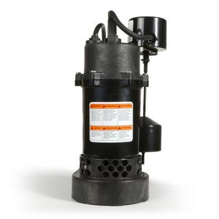 Everbilt 14 HP Aluminum Sump Pump Vertical Switch HDSP25V