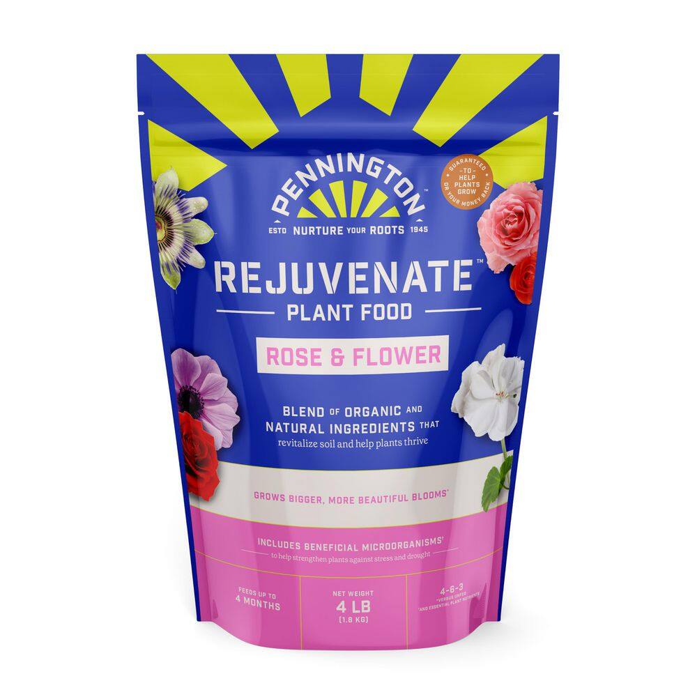 Pennington 4 lbs. Rejuvenate Rose and Flower Plant Food 4-6-3 100546880