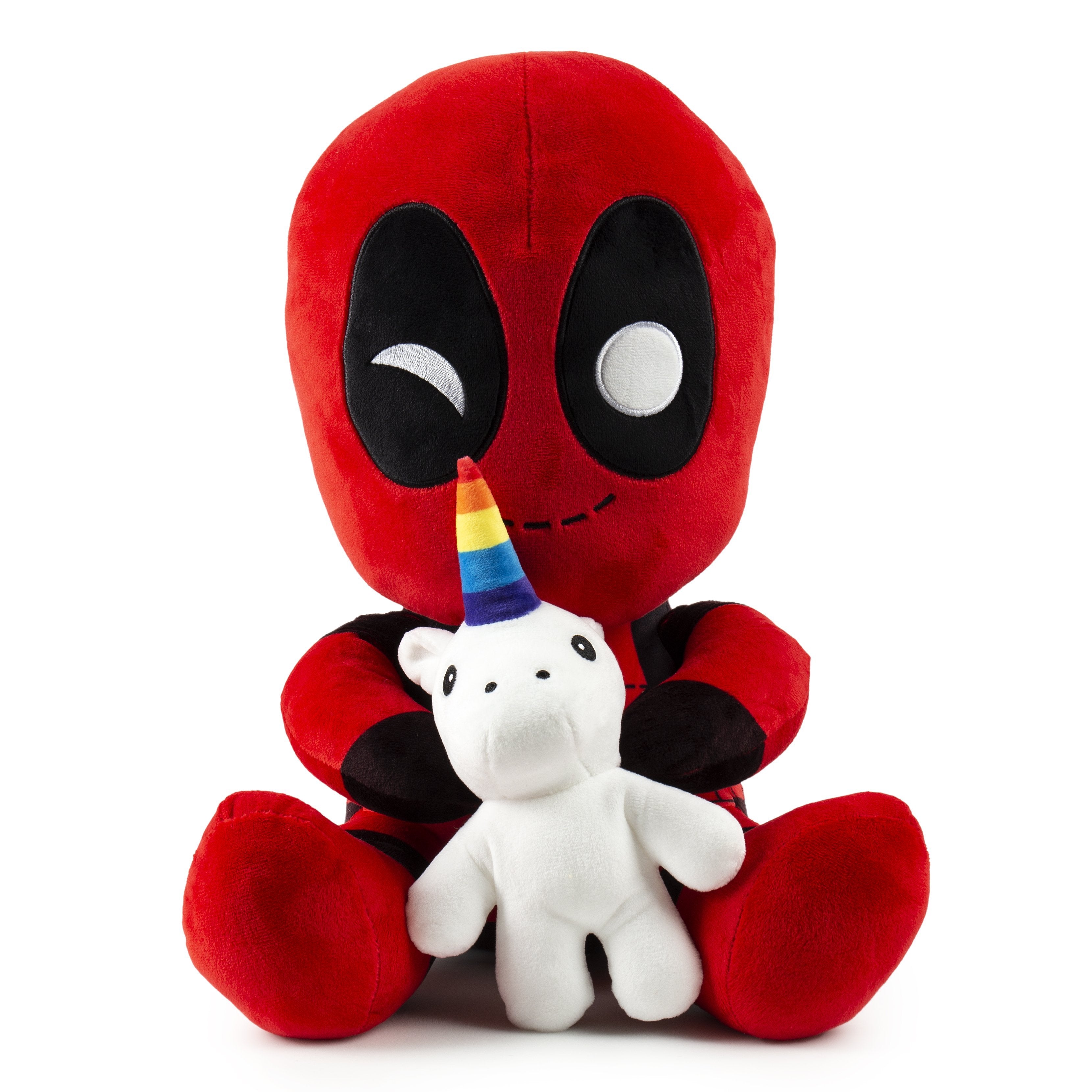 Marvel Deadpool Riding a Unicorn HugMe Vibrating Plush