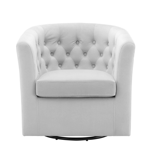 Prospect Tufted Performance Velvet Swivel Armchair Modway