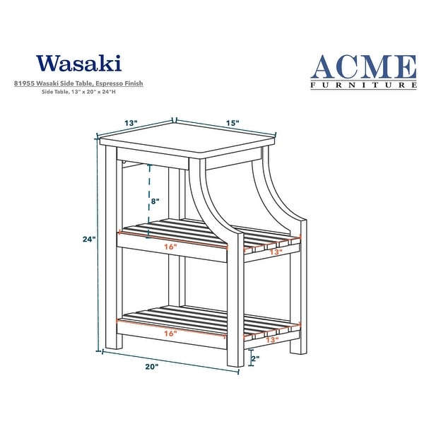 Side Table in Espresso