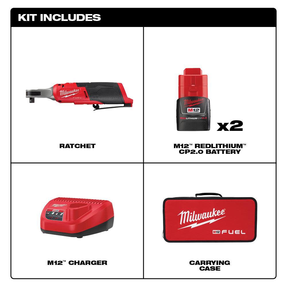 Milwaukee M12 FUEL 3/8