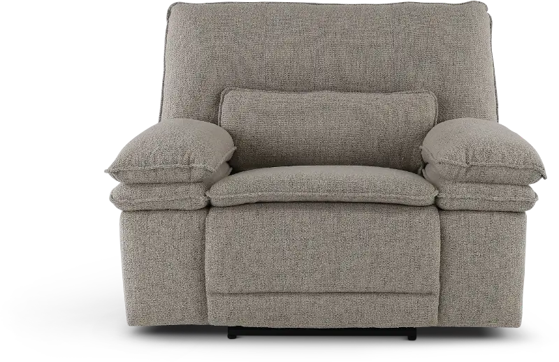 Merino Porcelain Gray Power Recliner