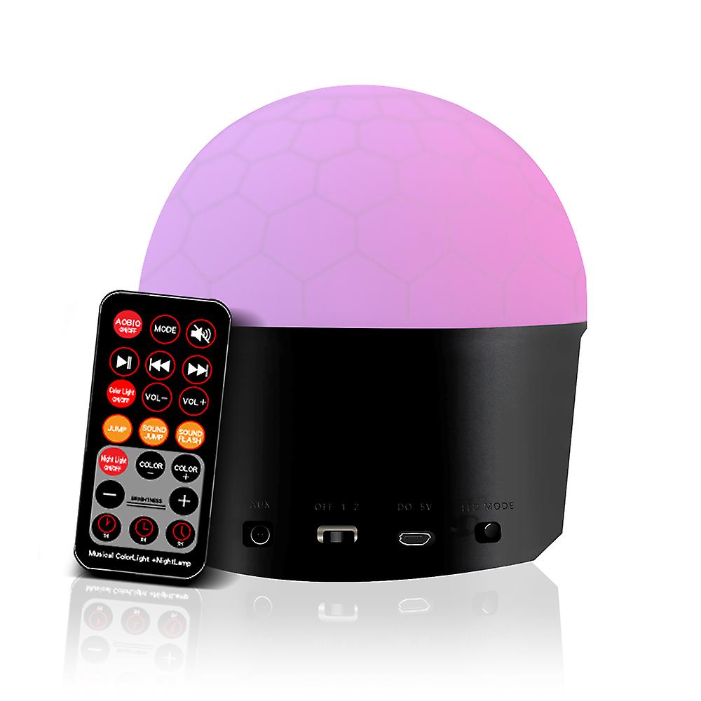 Dc 5v 6 W 9 L-ed Bt Connected Mini Disco M-agic Ball Stage Light Lighting Fixture Night Lamp Usb Powered C-harging Port Design Supported Remote Contro