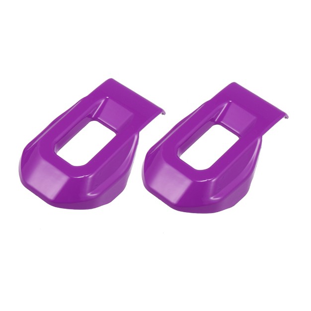 Unique Bargains Hood Latch Lock Catch Brackets Cover For Jeep Wrangler Purple 2pcs