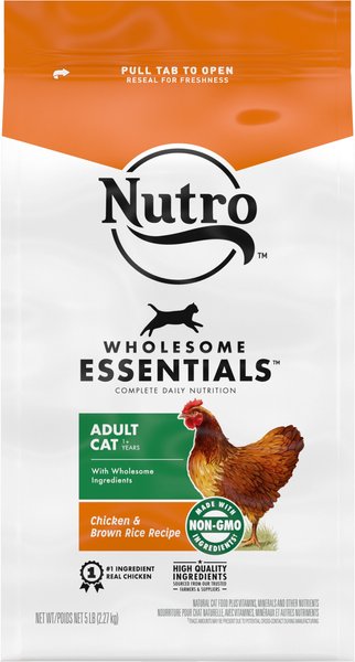 Nutro Wholesome Essentials Adult Chicken and Brown Rice Recipe Dry Cat Food