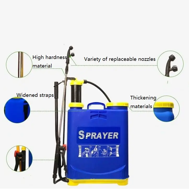 Good quality factory directly 16L agriculture garden knapsack manual orchard portable pressure pump chemical sprayer