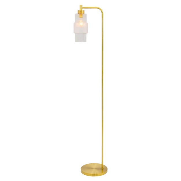 Kyra Pillar Shade Floor Lamp Gold River Of Goods