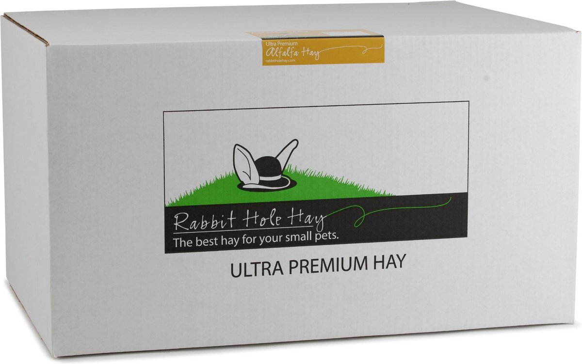 Rabbit Hole Hay Ultra Premium Alfalfa Chinchilla， Rabbit， and Guinea Pig Food