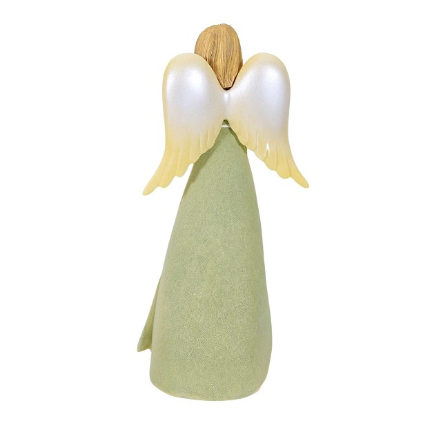 Foundations Going To Get Easier Angel One Angel Figurine 7 5 Inches Figure Encouragement Sympathy 6011545 Polyresin Green