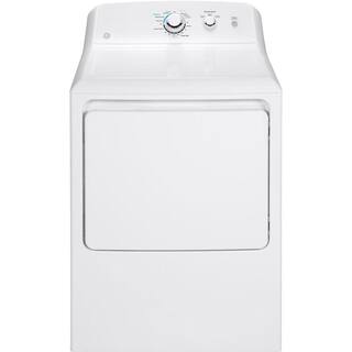 GE 6.2 cu. ft. Electric Dryer in White GTX33EASKWW