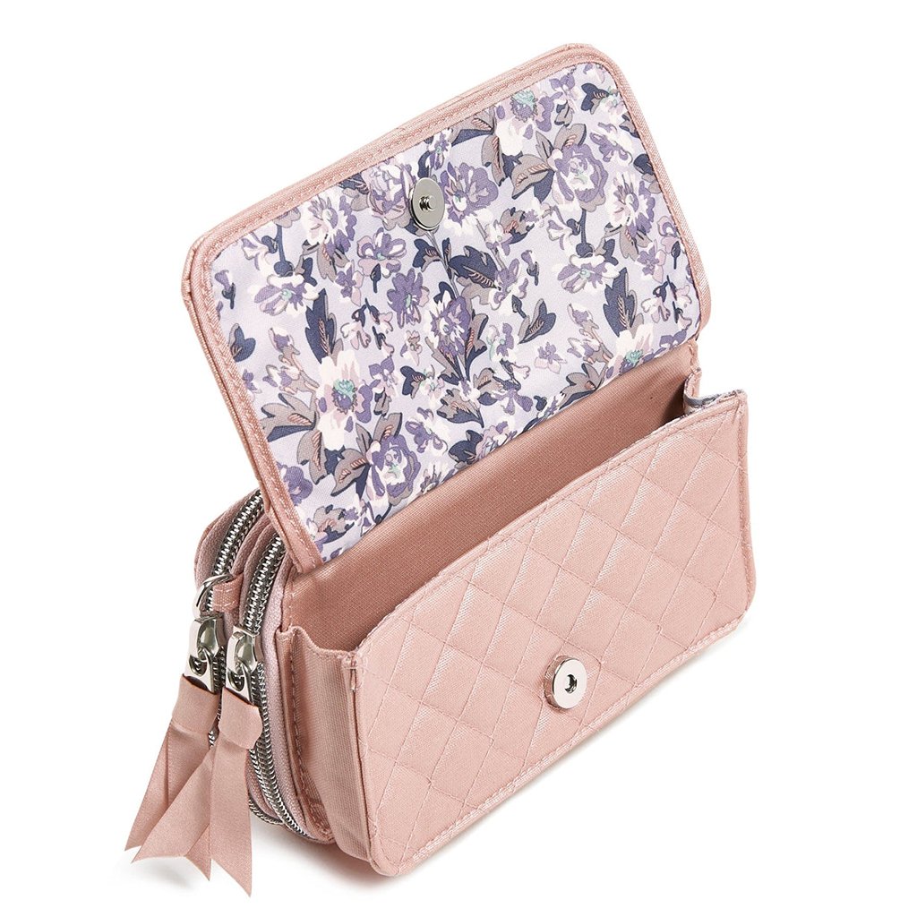 Vera Bradley  Rfid All In One Crossbody Bag In Rose Quartz