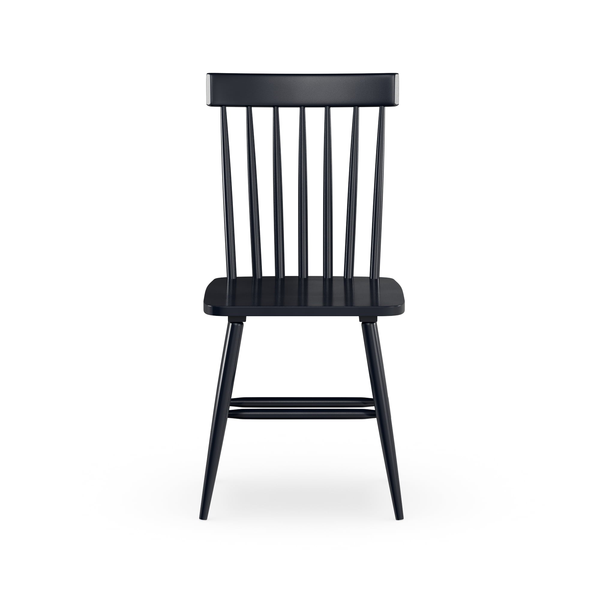 Better Homes & Gardens Gerald Classic Black Wood Dining Chairs, Set of 2