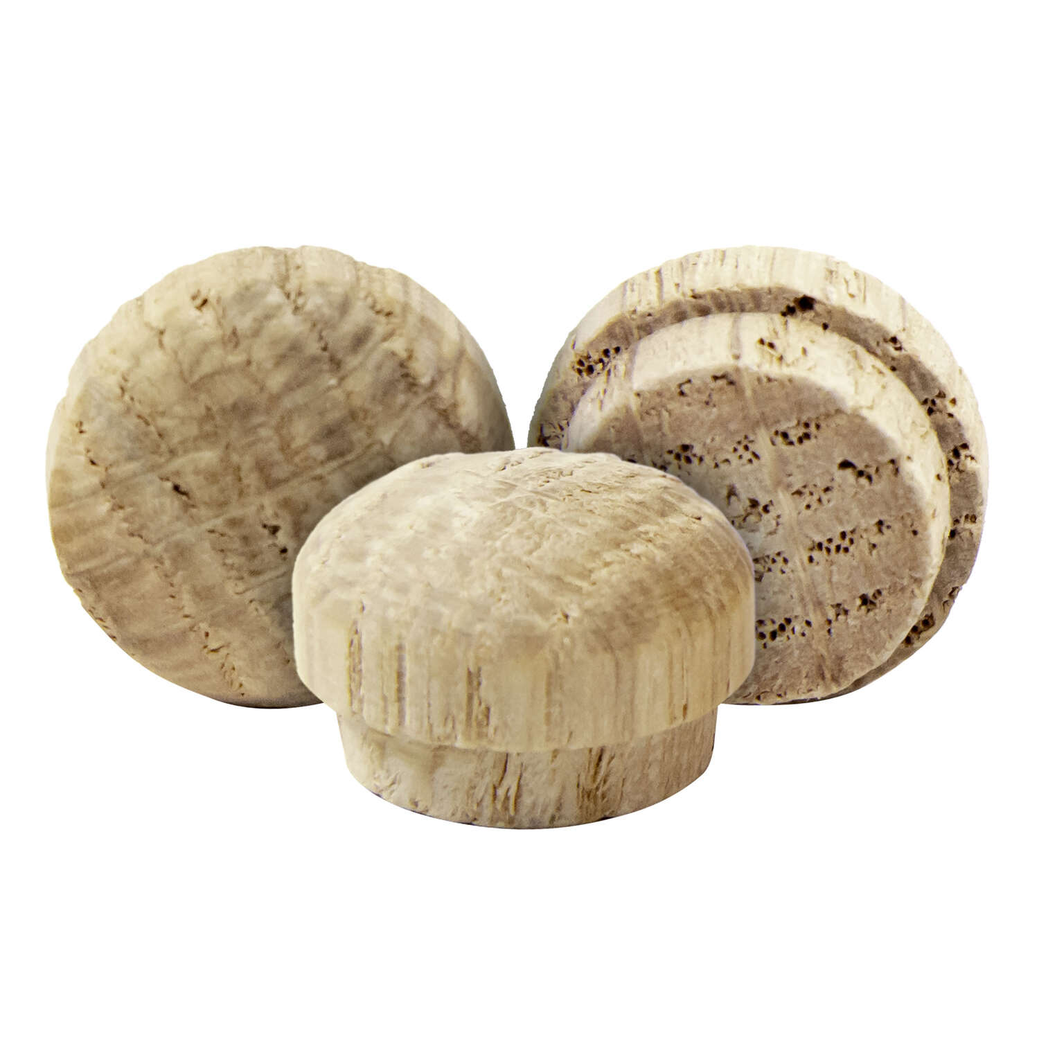 Wolfcraft Mushroom Oak Button Plug 1/2 in. D X 3/8 in. L 1 pk Natural