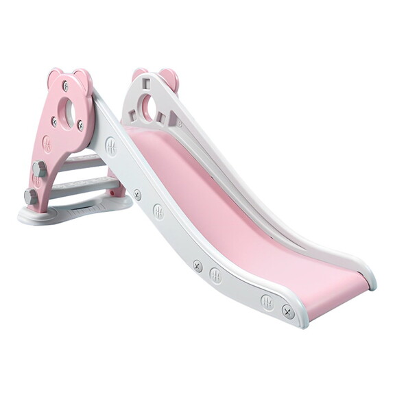 Kid Slide for Toddler Age 1 3 Indoor Bear pink Pla...