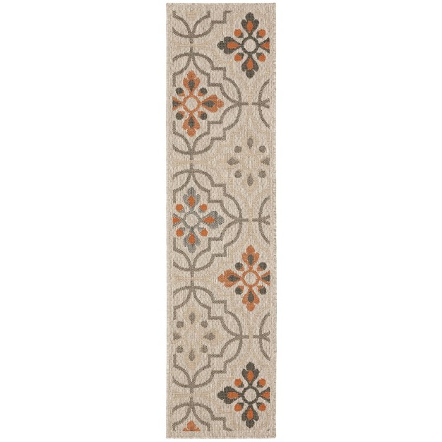 Landry Floral Lattice Patio Rug