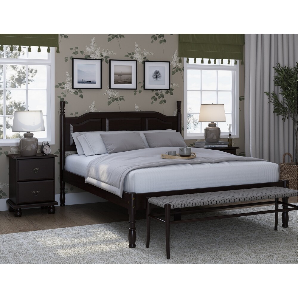 Palace Imports 100% Solid Wood Kyle Platform Bed