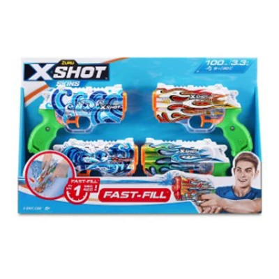 Zuru X-Shot Nano Fast Fill 4 Pack Water Blaster