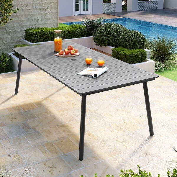 VredHom Outdoor Patio Aluminum Dining Table