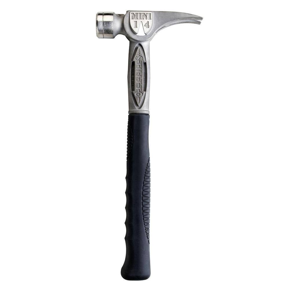 Stiletto 14 oz. TiBone Milled Face Hammer with 15.25 in. Straight Handle TBM14RMS