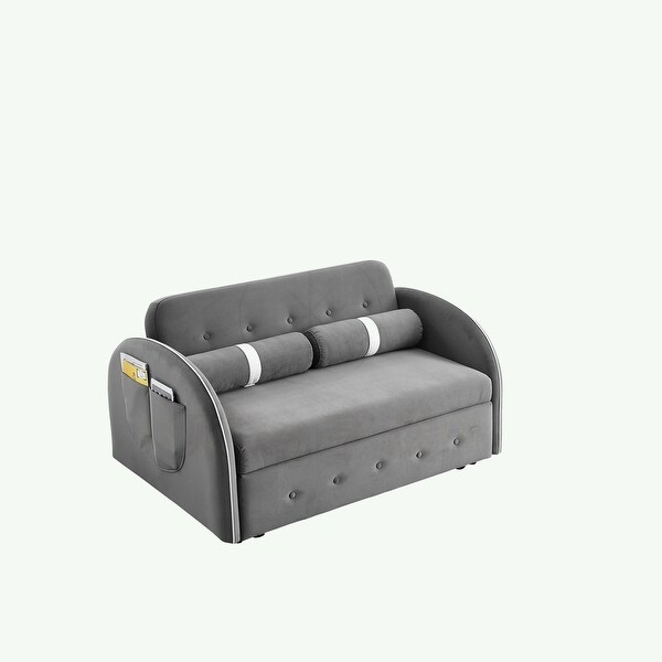 2 Seater Loveseats Sofa Couch with side pockets