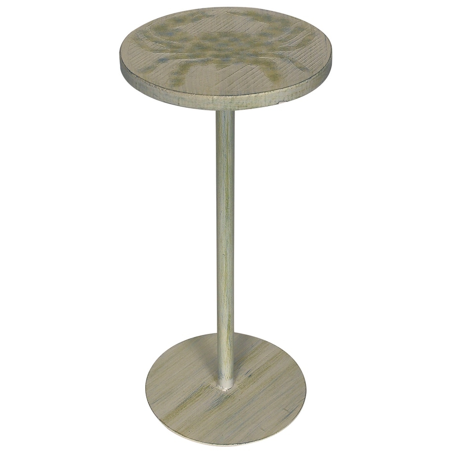 Small Coastal Round Drink Table