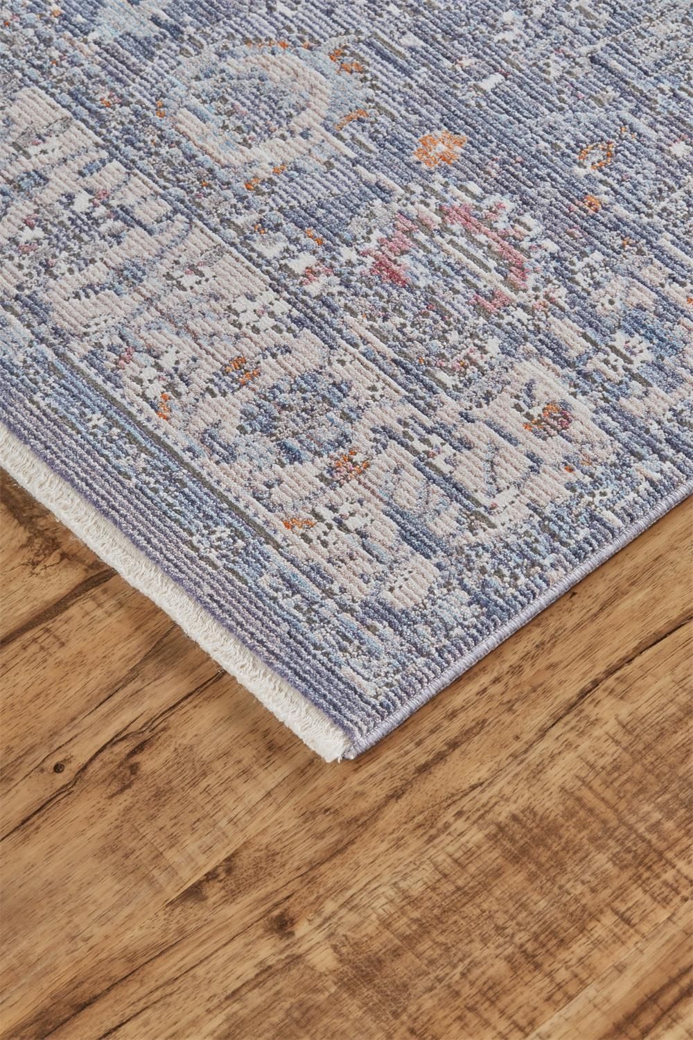 Tirza Blue and Ivory Rug by BD Fine