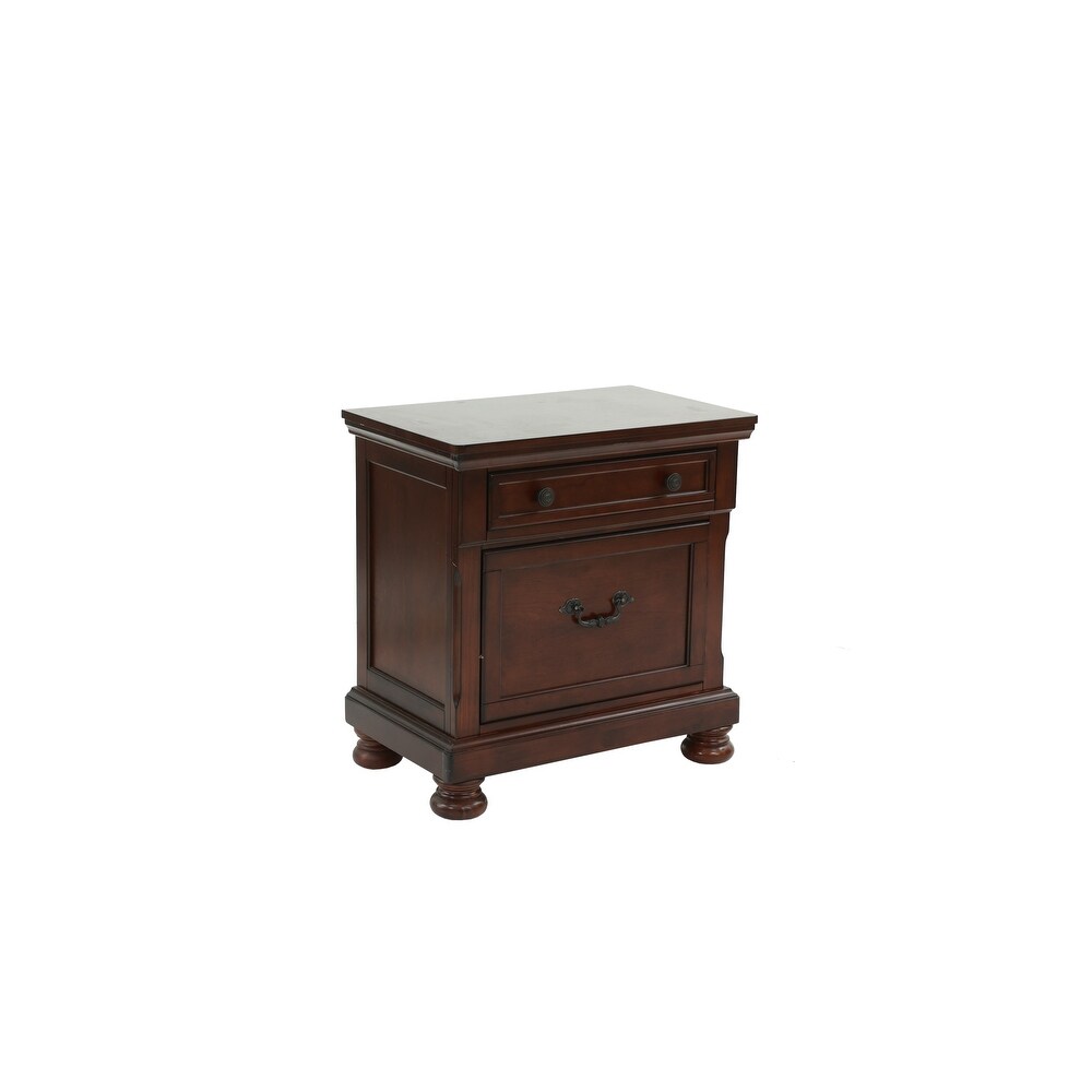 Bedroom Wooden Night Stands with Large Storage Space Drawer，Farmhouse Lving Room Side Table，for Bedside End Table Furniture