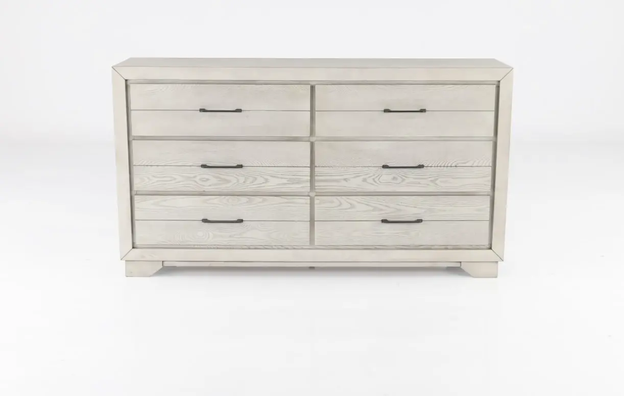 White Sands Chalk White Dresser