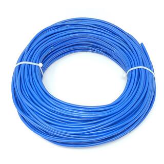 Micro Connectors Inc 250 ft. Cat 6A Stranded and Shielded (FFTP) CMR Riser Ethernet (26AWG) Cable-Blue TR4-575BL-250