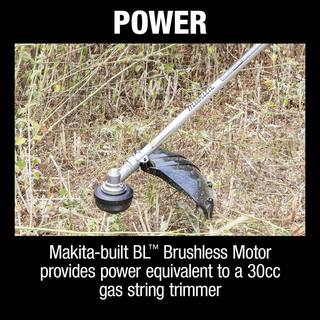 Makita 18V X2 (36V) LXT Lithium-Ion Brushless Cordless String Trimmer Kit (5.0 Ah) with bonus 18V LXT Battery 5.0 Ah (2-Pack) XRU17PT-BL18502