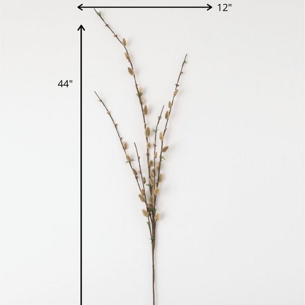 Sullivans Artificial Pussywillow Stem 44