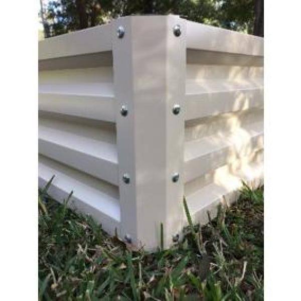 Stratco Raised Garden Bed-Galvanized Metal LG-18294