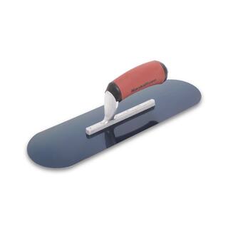 MARSHALLTOWN 16 in. x 4-12 in. Blue Steel Pool Trowel- Durasoft Handle SP16BD