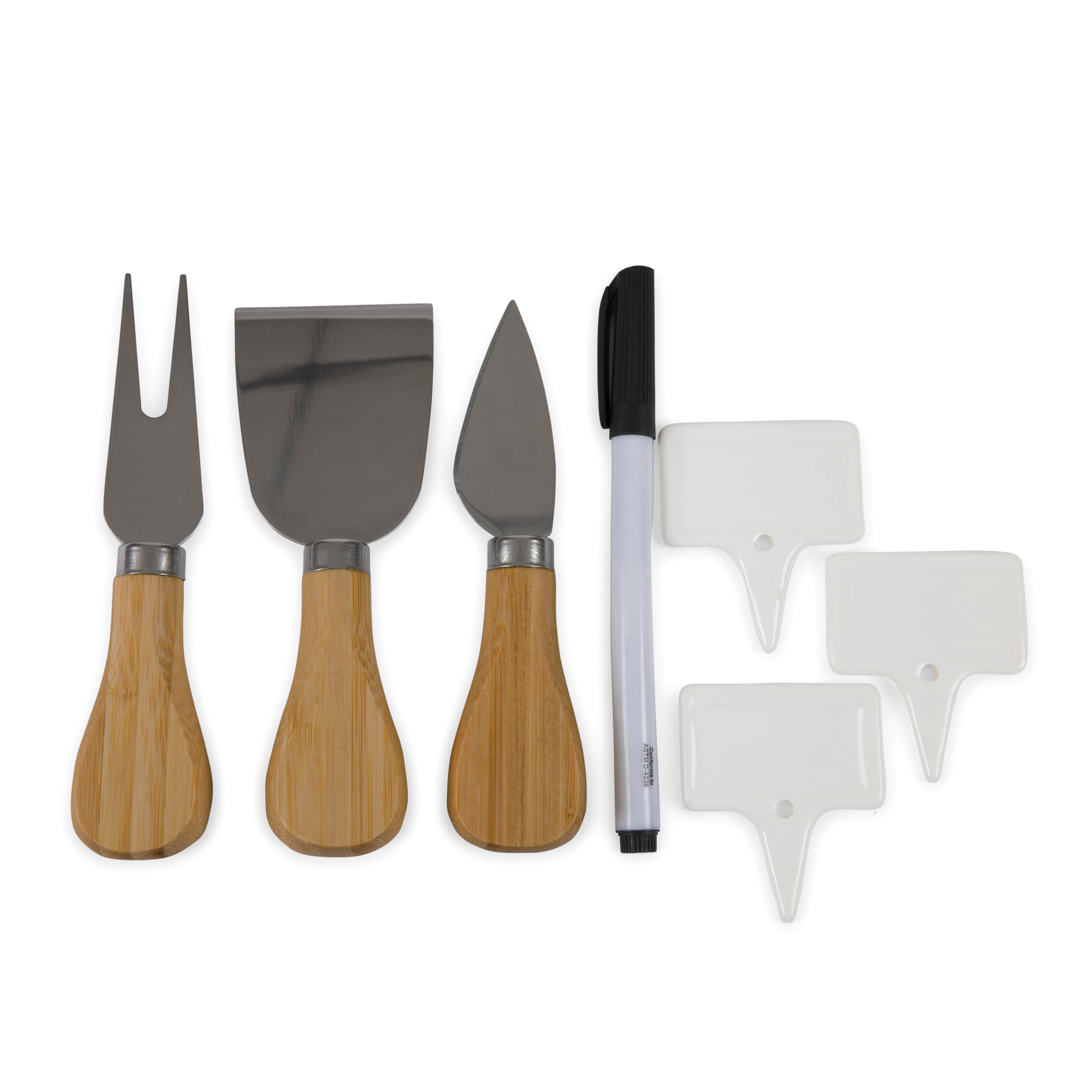 TOSCANA Concavo Cheese Cutting Board and Tools Set