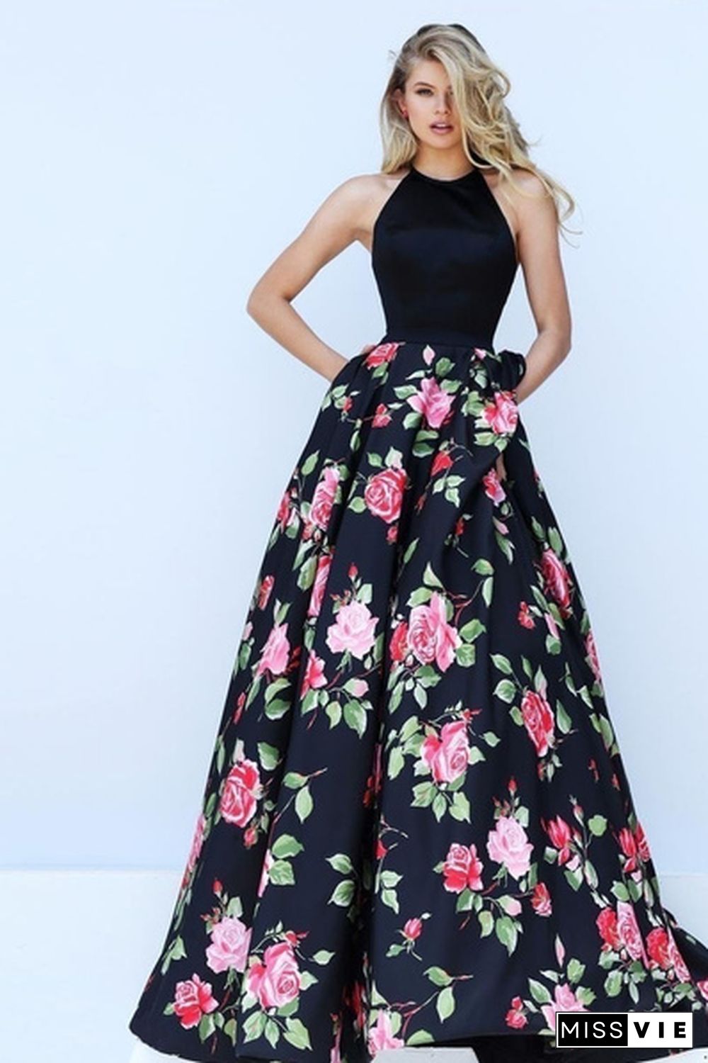 Sexy Women Long Maxi Floral Chiffon Dress Evening Party Formal Prom Gown Dresses Sundress