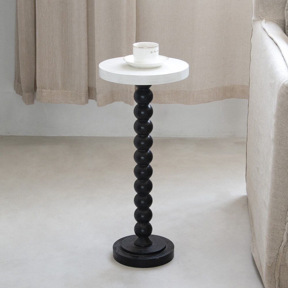 COZAYH Pedestal Small Drinking Table  Contemporary Side Table