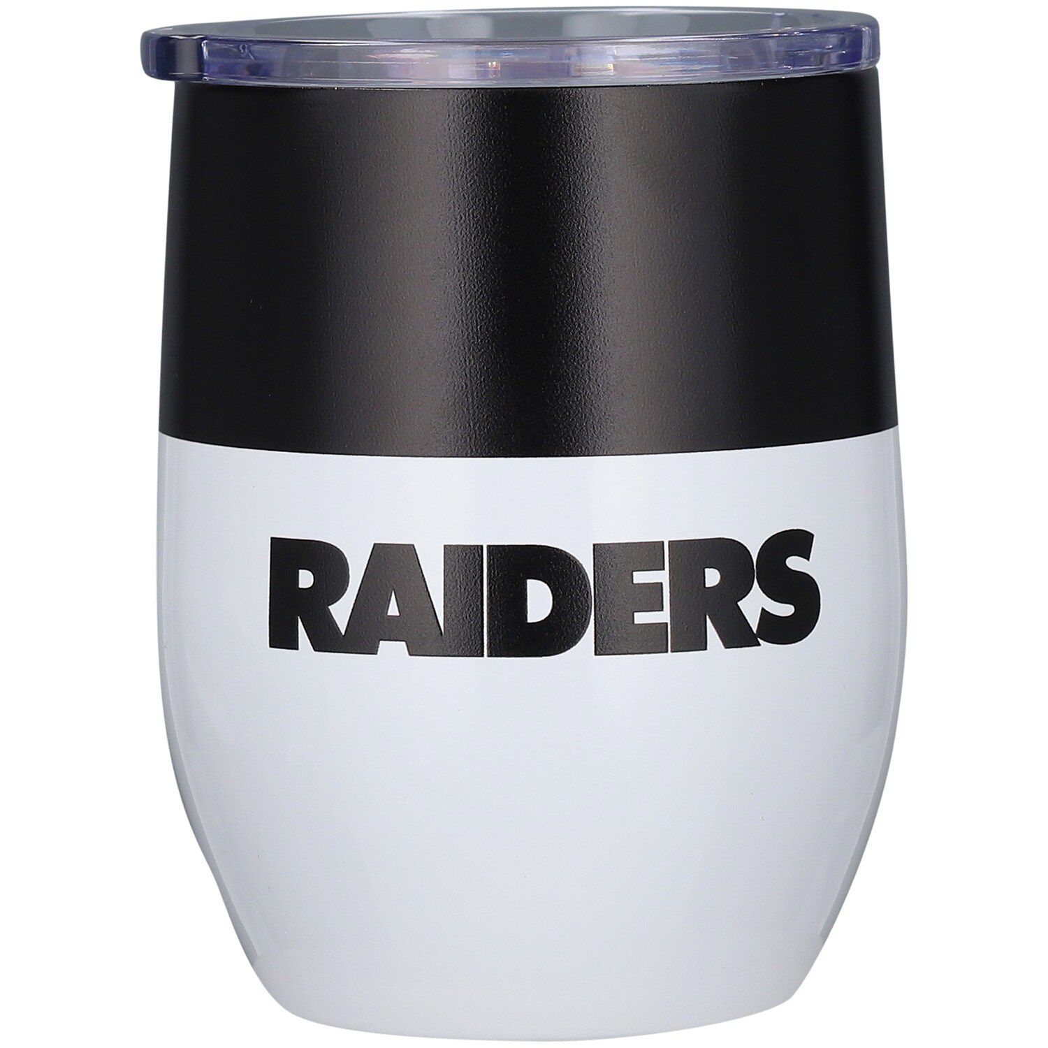 Las Vegas Raiders 16oz. Colorblock Stainless Steel Curved Tumbler