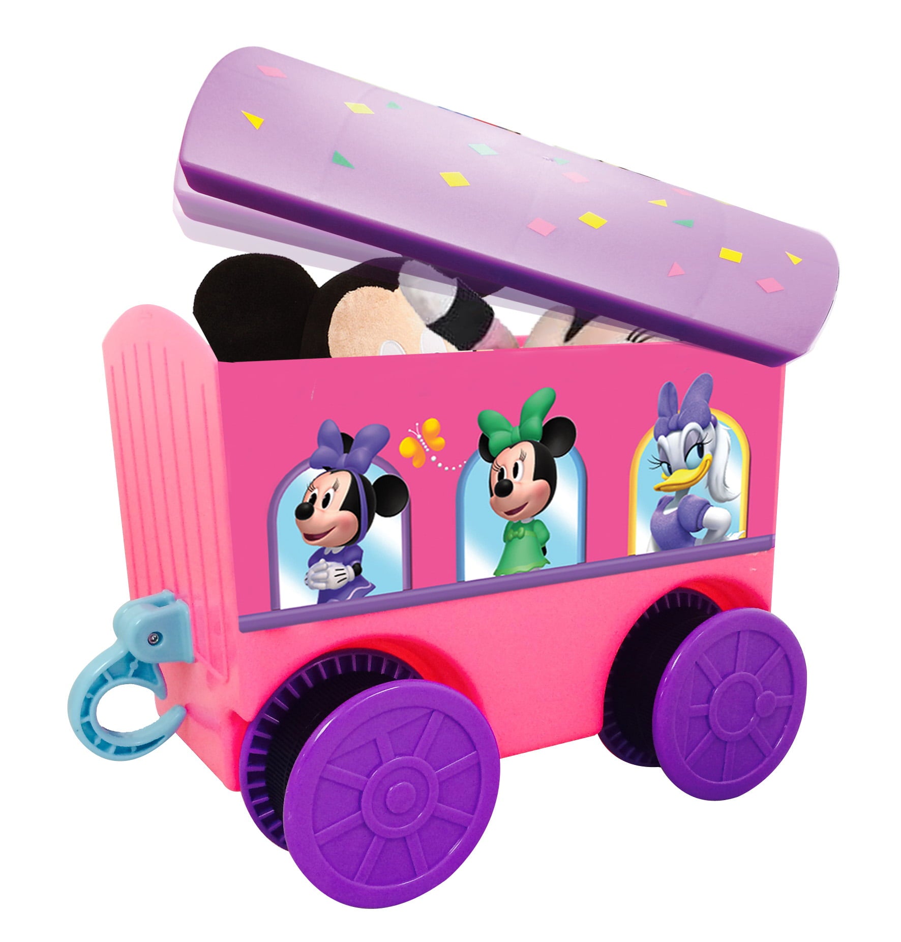 Minnie Mouse Battery Powered Train with Caboose and Tracks