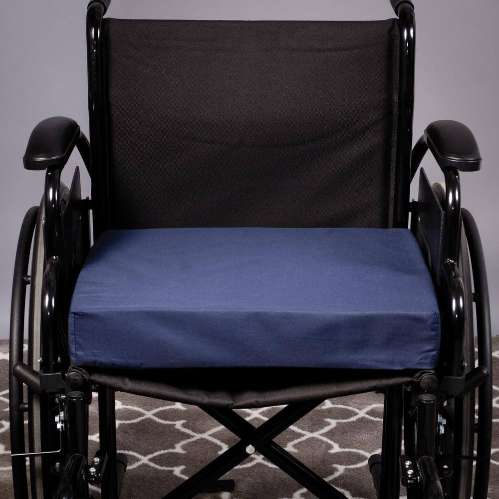 DMI Polyfoam Wheelchair Cushion in Navy 513-8020-2400