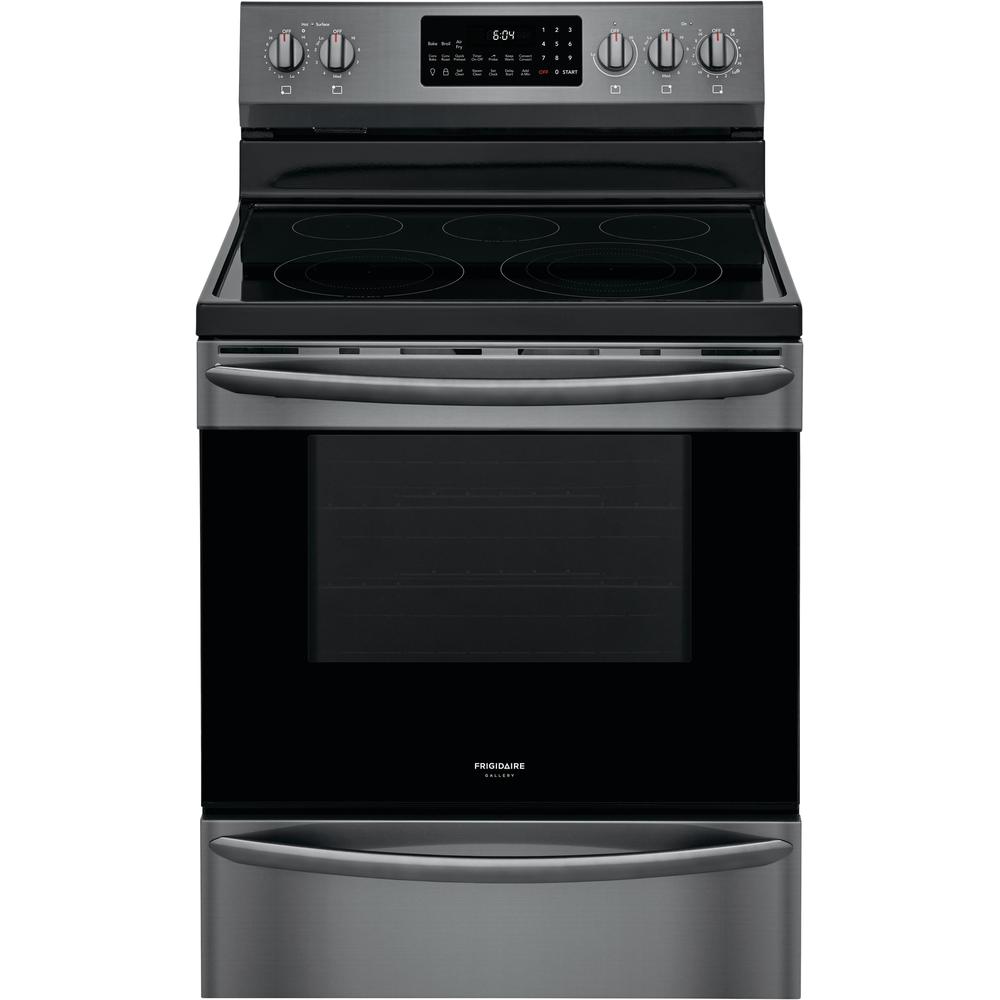 Frigidaire Gallery 30-inch Freestanding Electric Range with Even Baking Technology GCRE306CAD