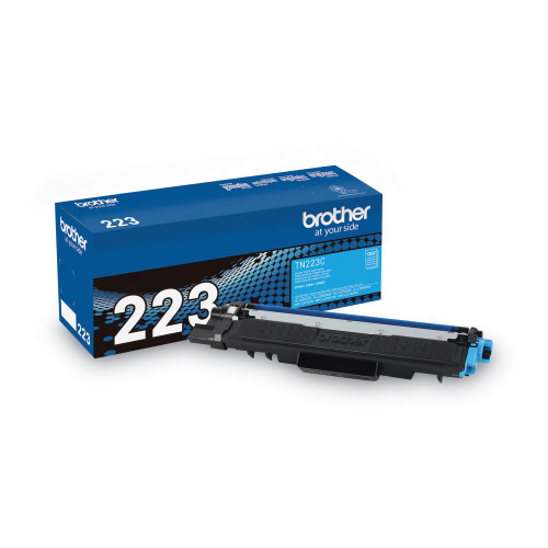 Brother TN223C Toner， 1，300 Page-Yield， Cyan