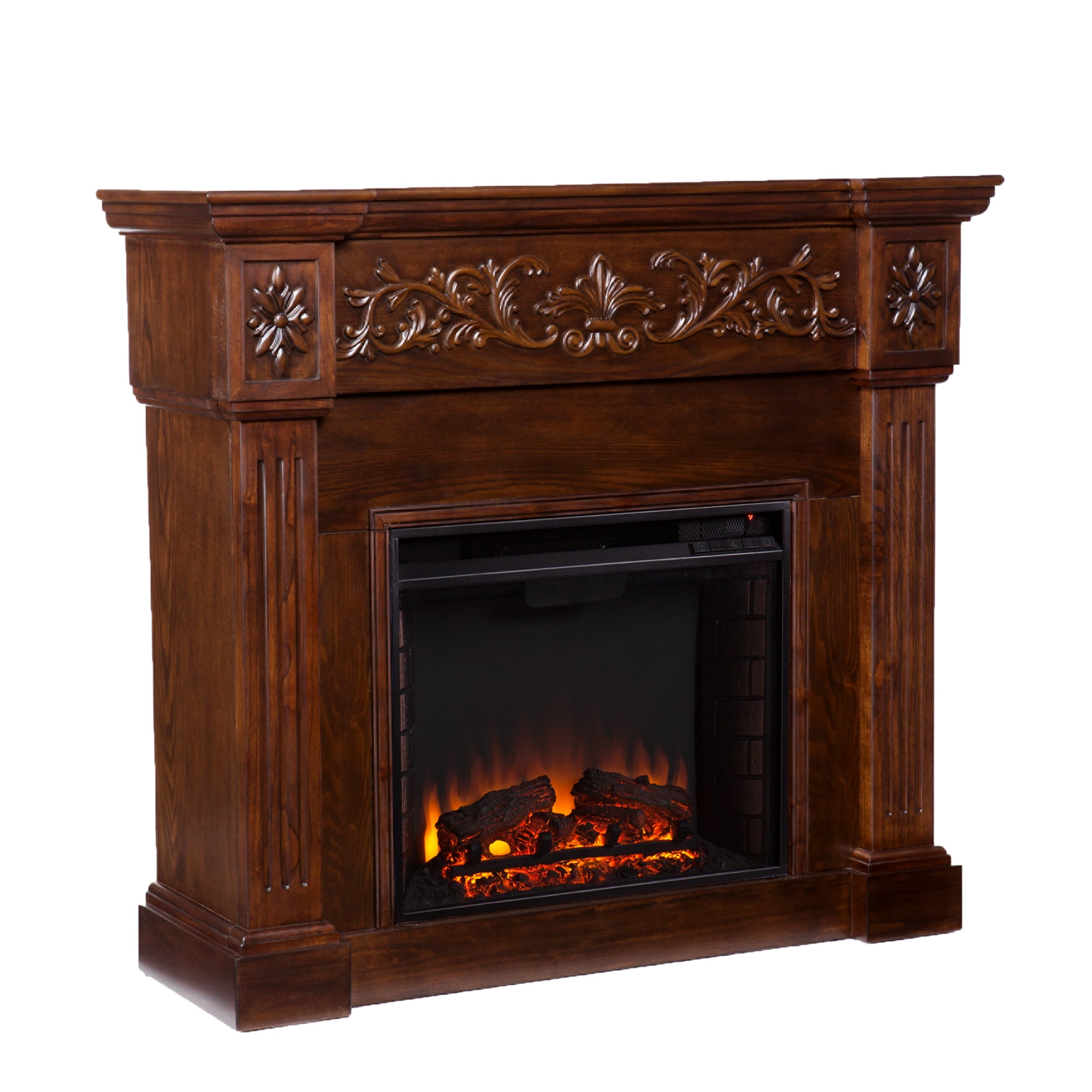 Sei Jaxfyre Traditional style Electric Fireplace, in Espresso finish