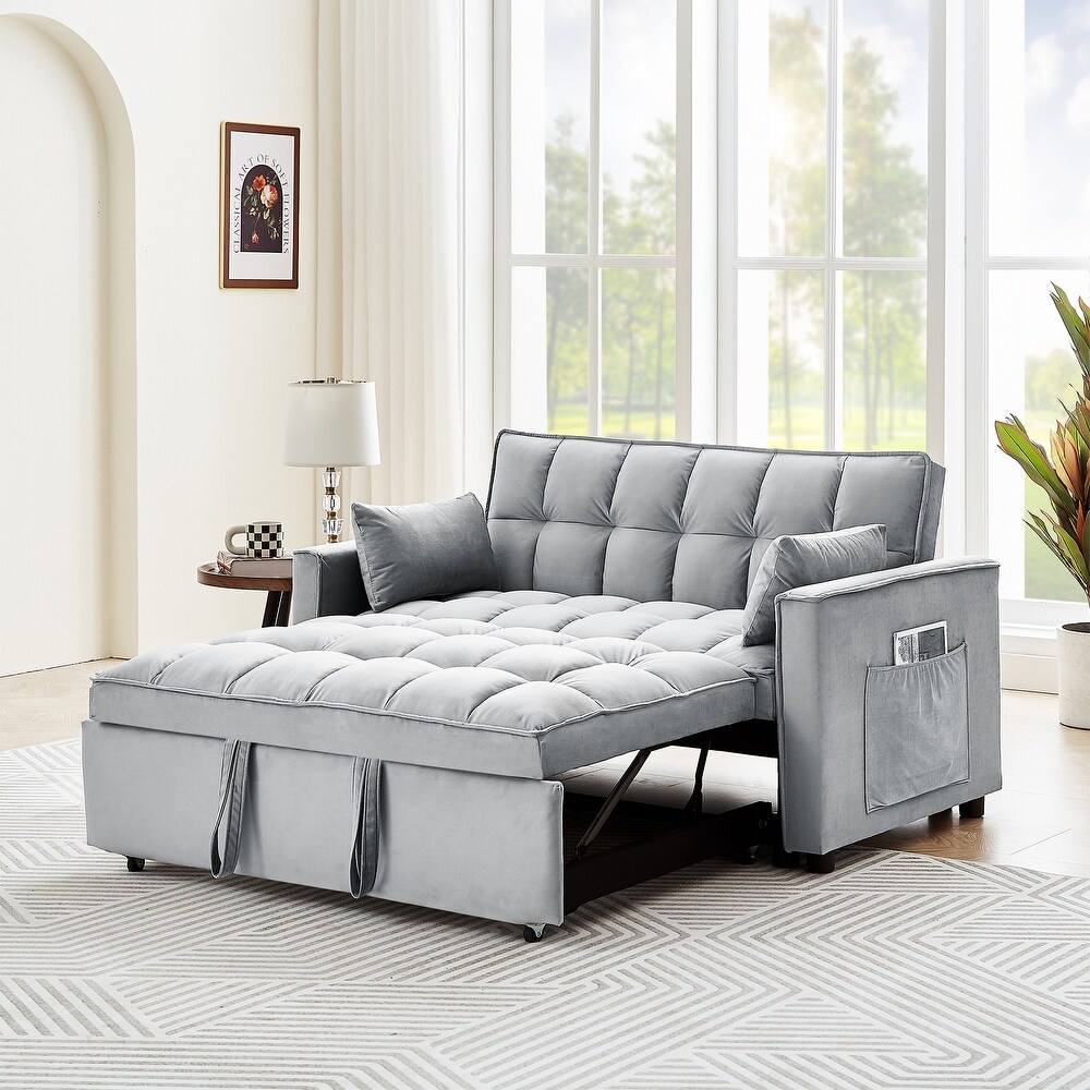 Sleeper Sofa Couch Velvet Convertible Sleeper Sofa Bed